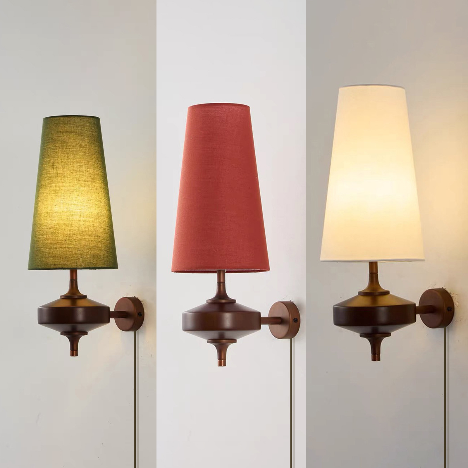 Three Textured Shade Colors