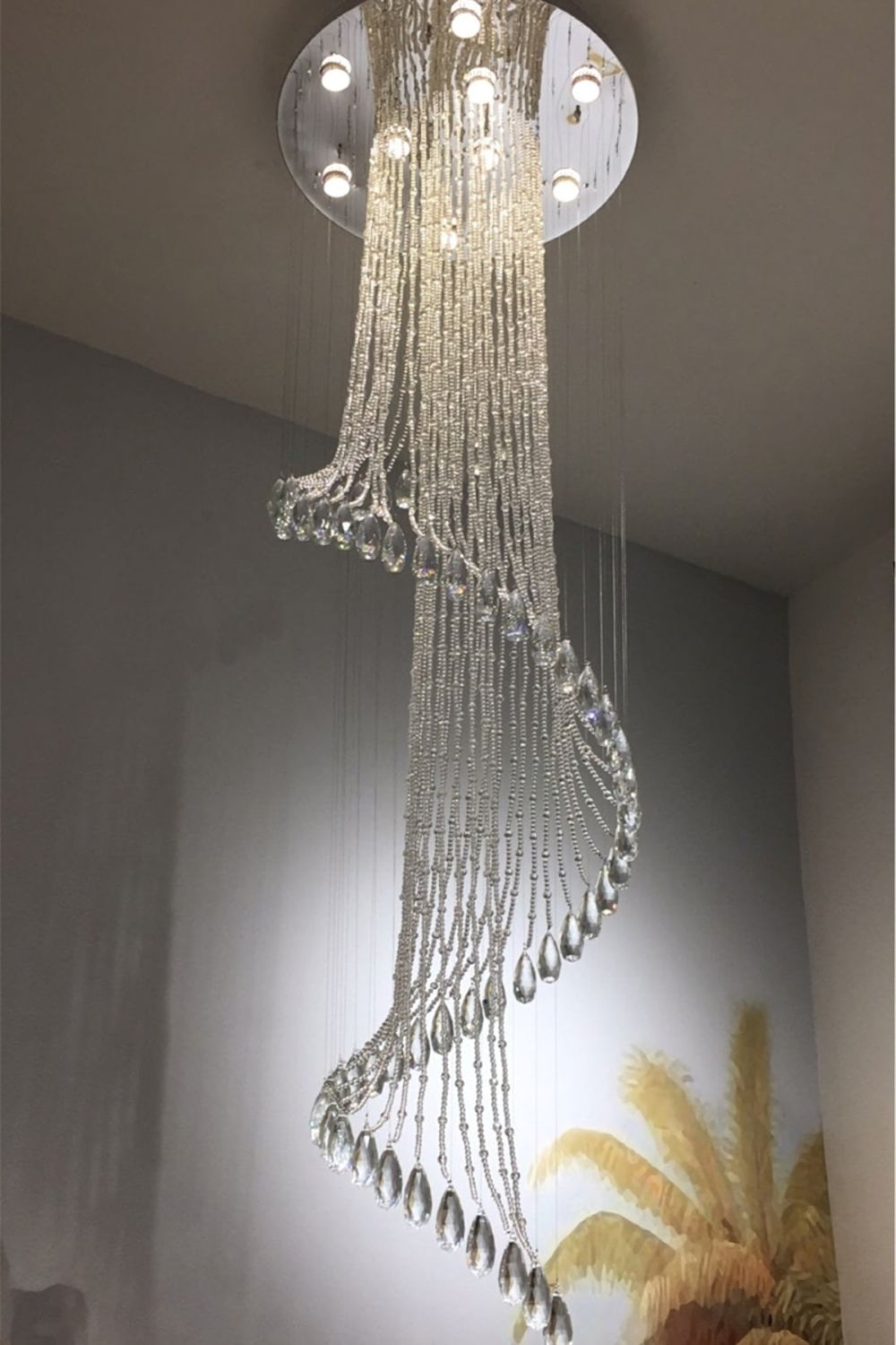 Spiral Crystal Chandelier - SamuLighting