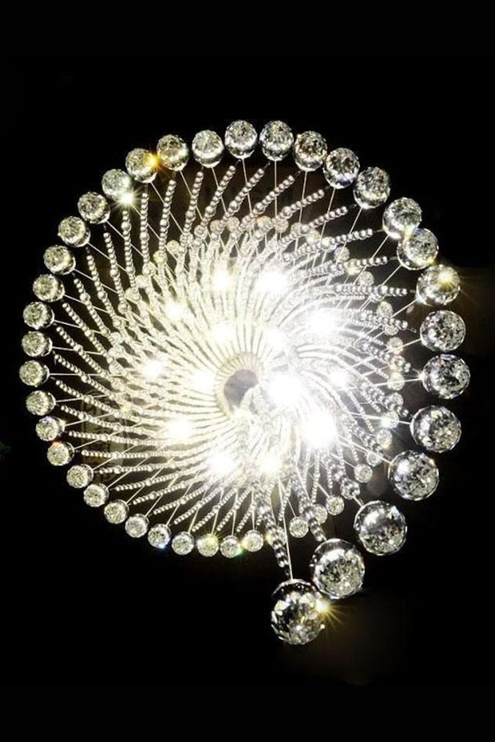 Spiral Crystal Chandelier - SamuLighting