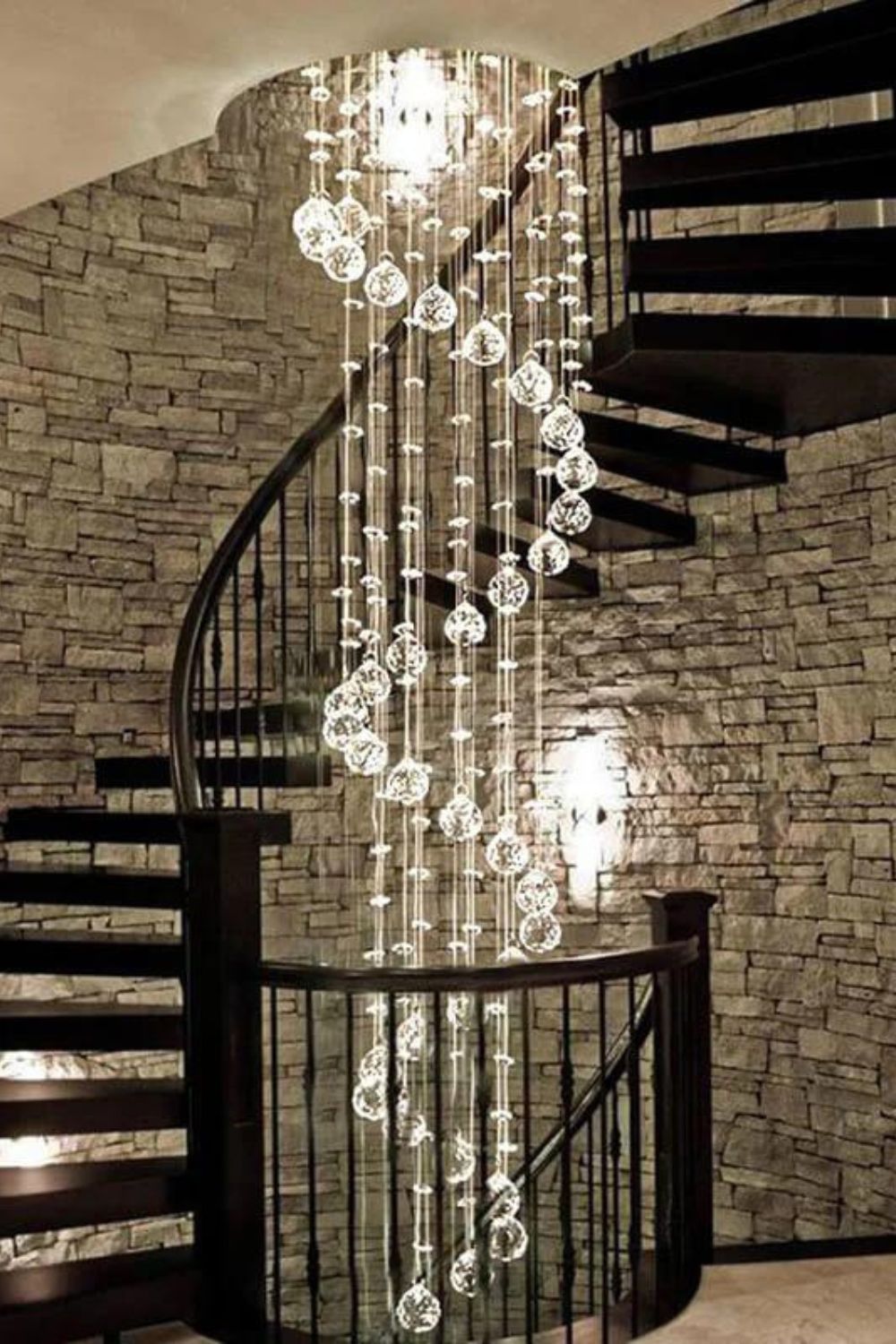 Spiral Raindrop Crystal Chandelier - SamuLighting