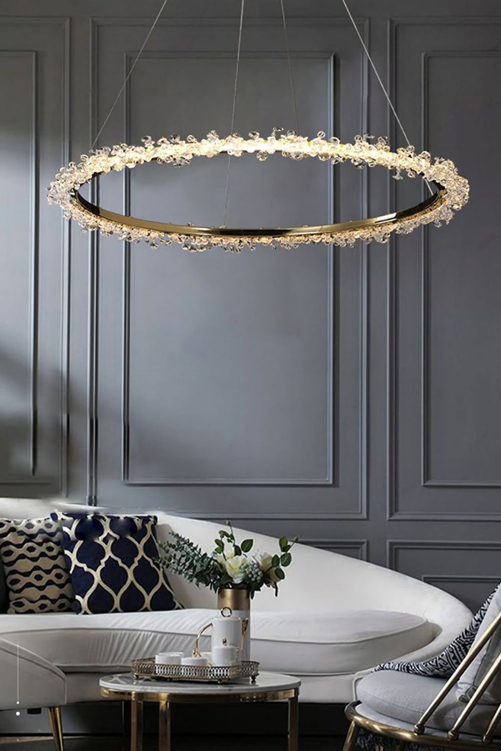 Spiridon Crystal Chandelier - SamuLighting