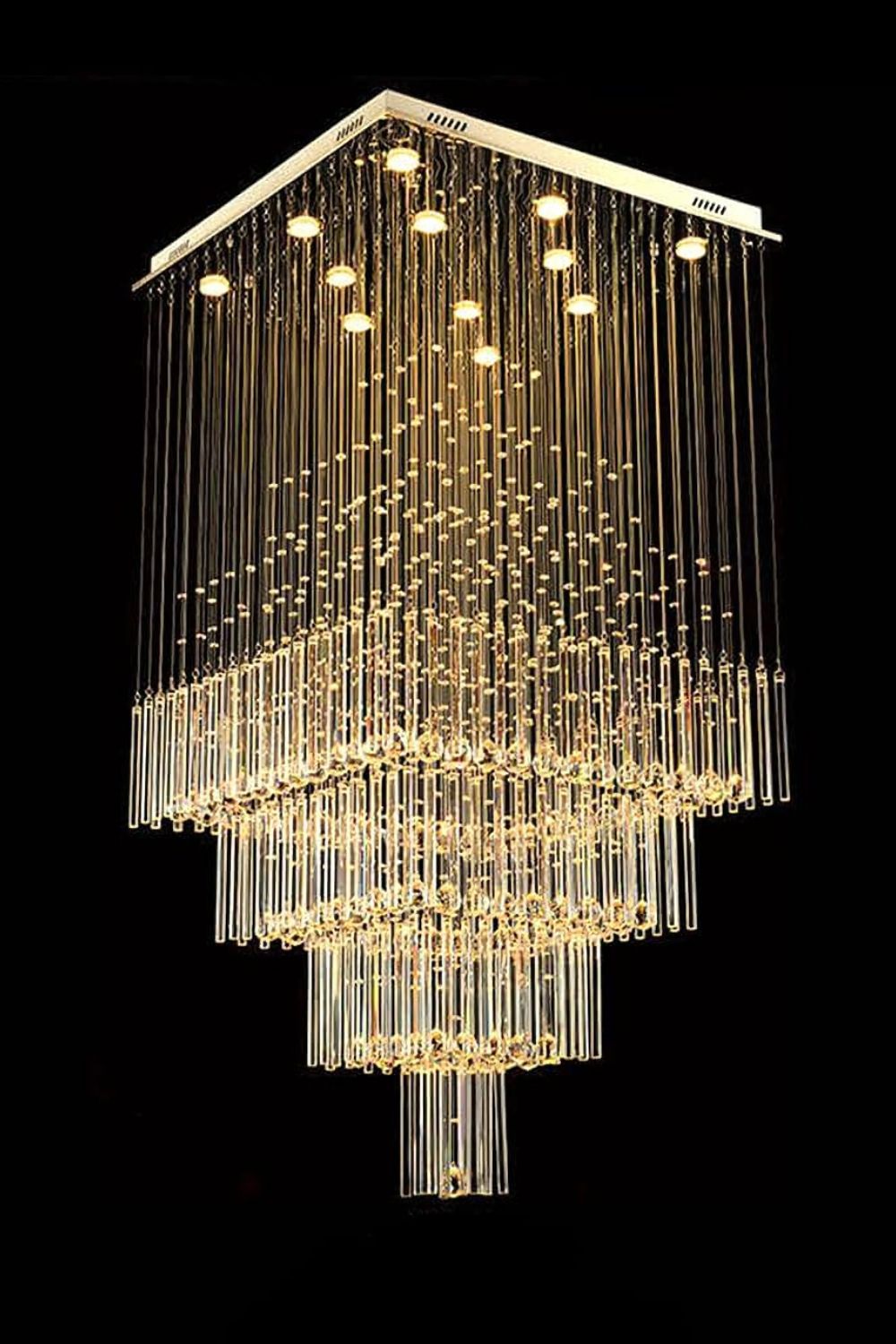 Square Crystal Chandelier - SamuLighting