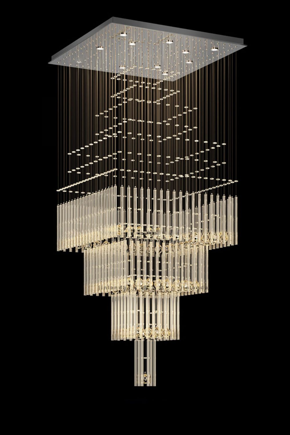 Square Crystal Chandelier - SamuLighting