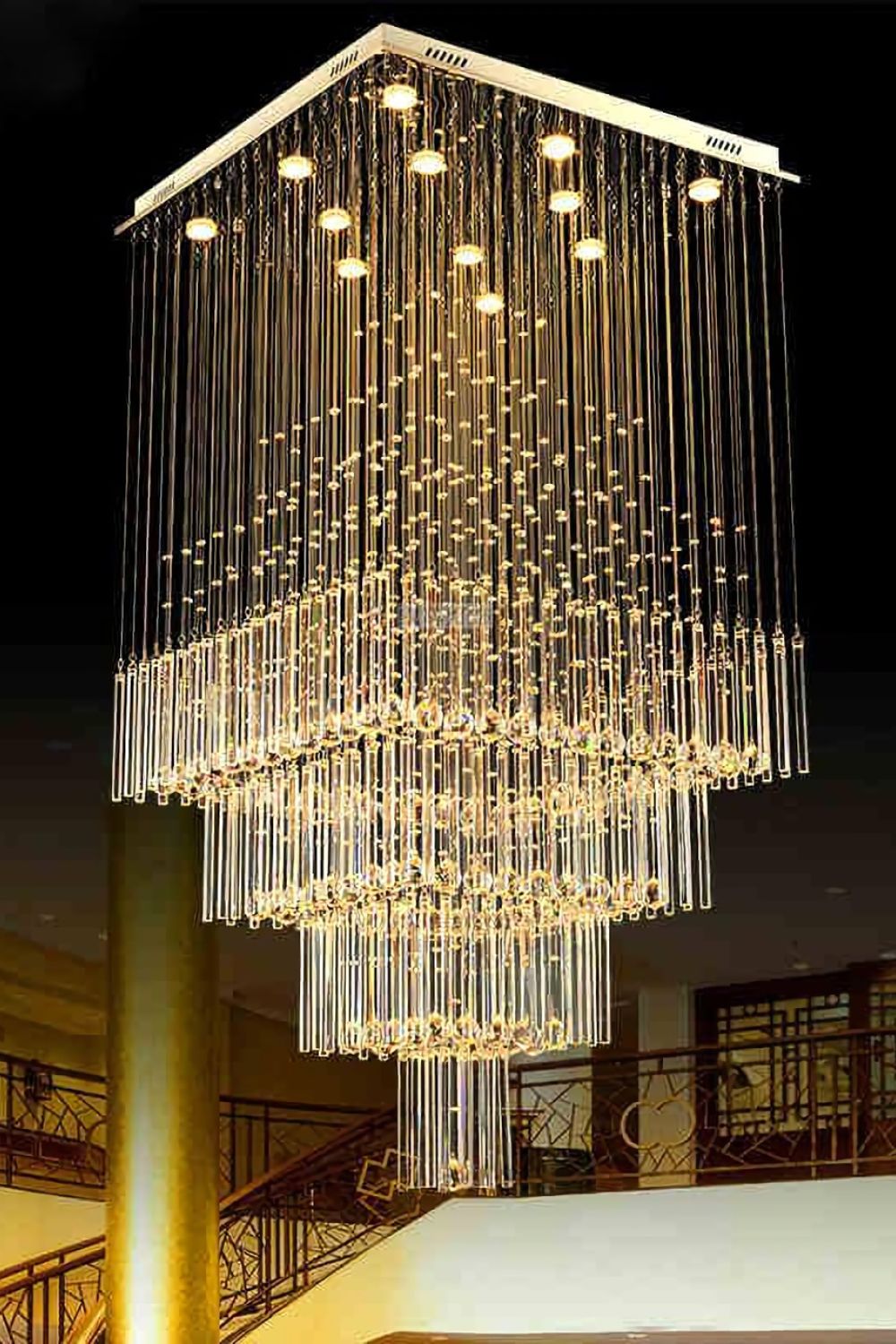 Square Crystal Chandelier - SamuLighting