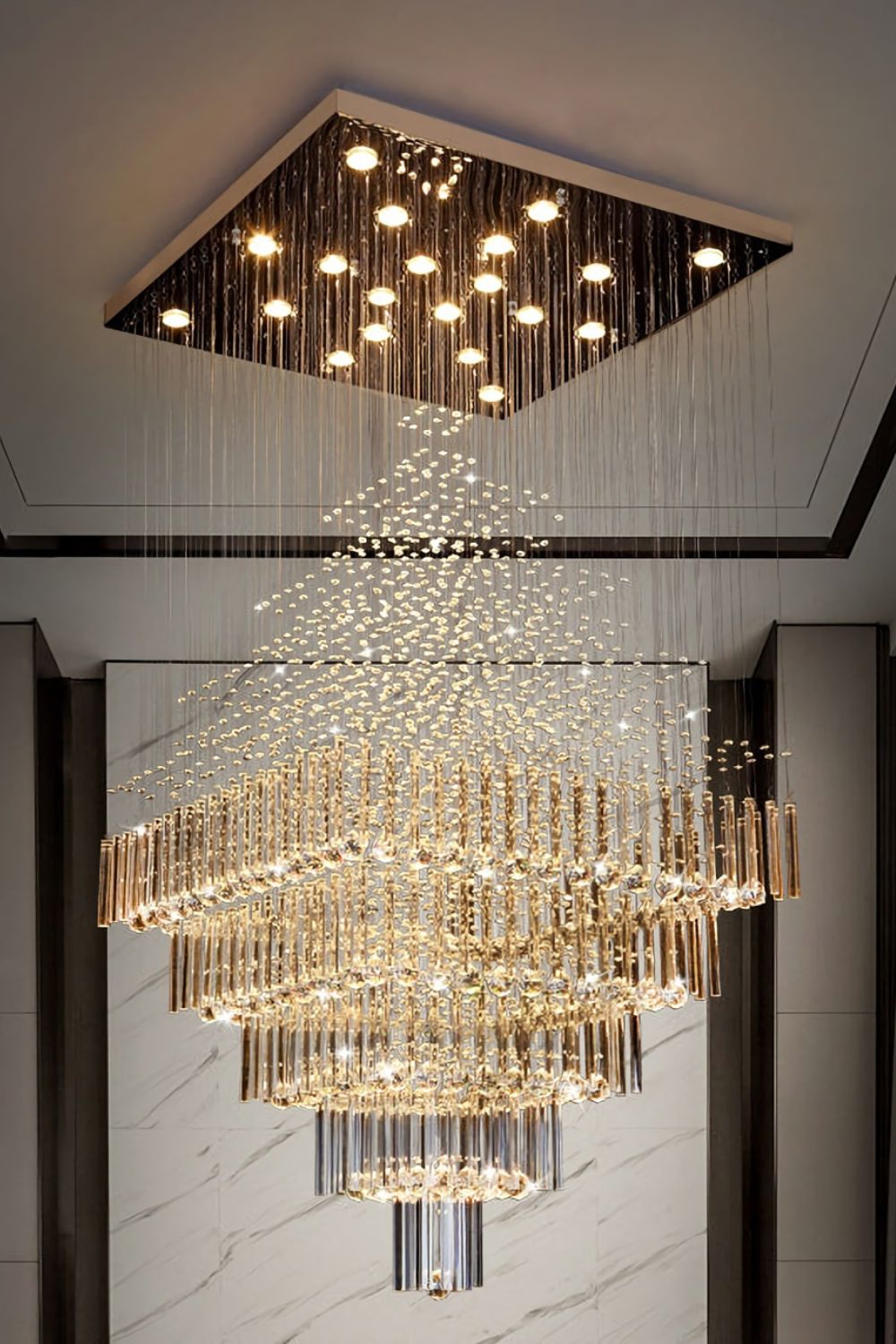 Square Crystal Chandelier - SamuLighting