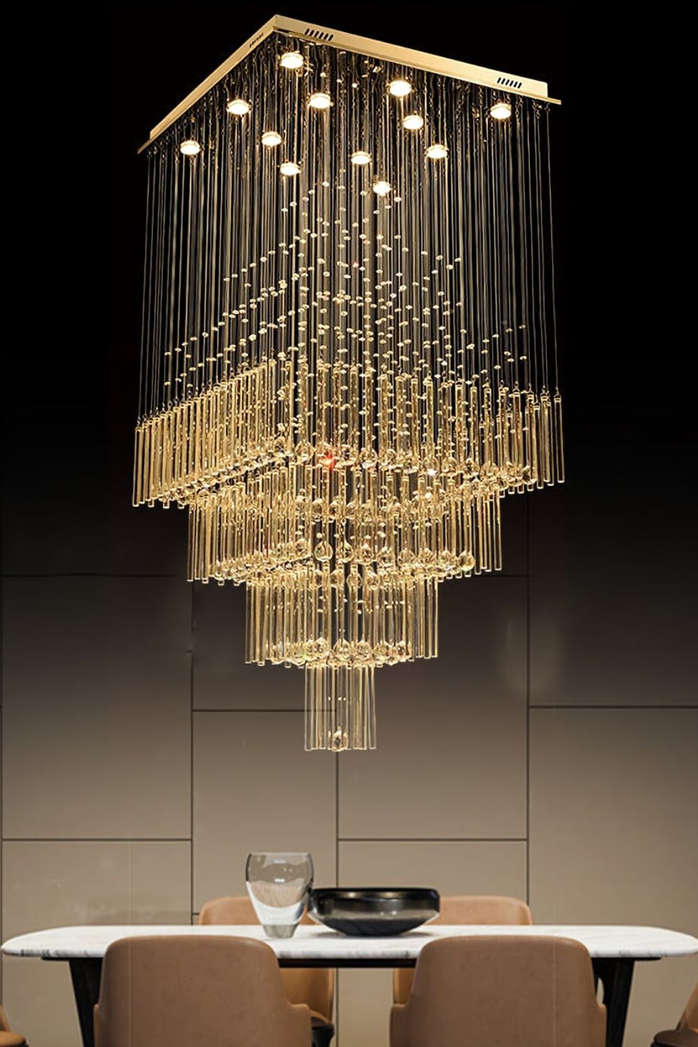 Square Crystal Chandelier - SamuLighting