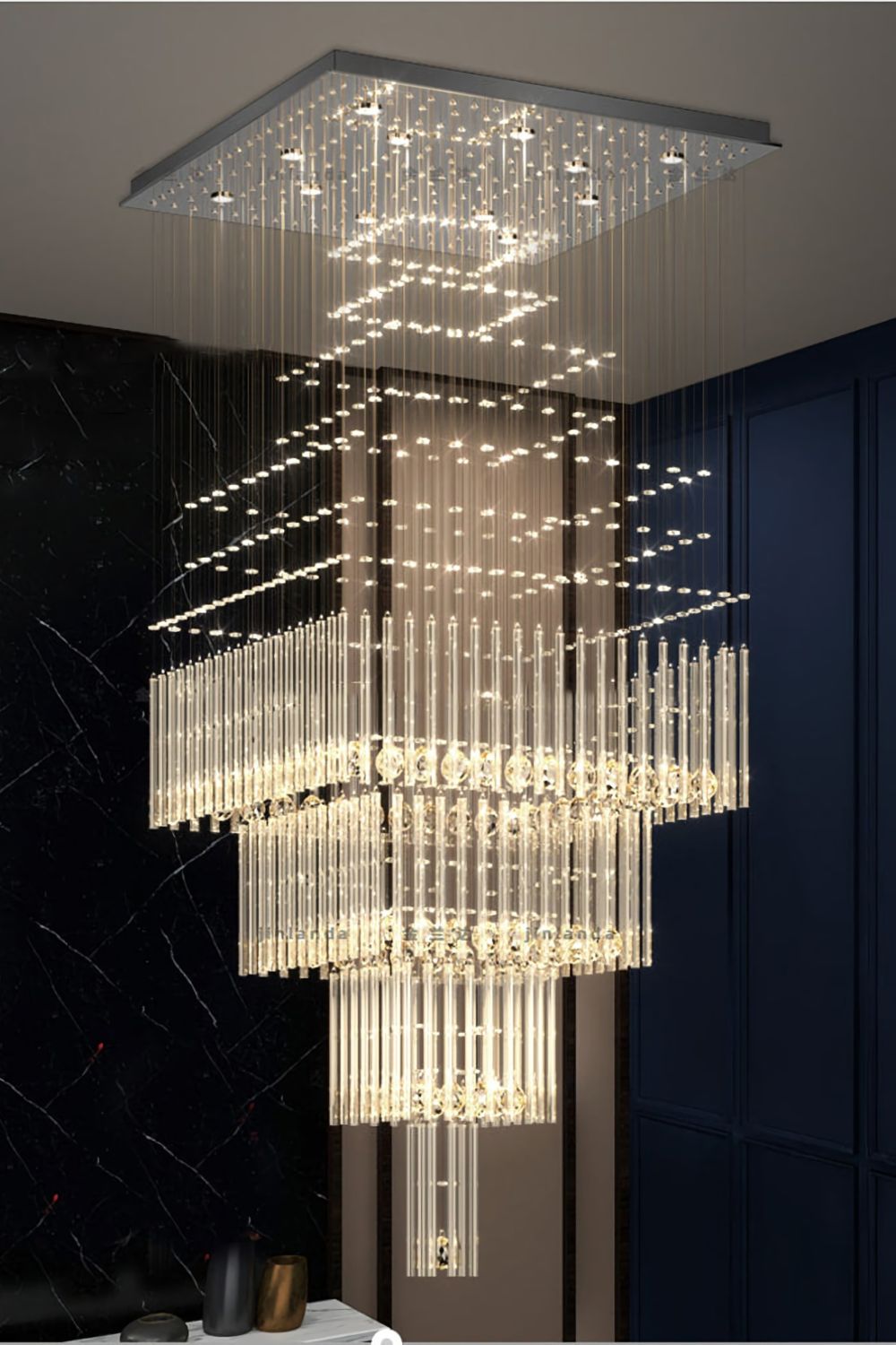 Square Crystal Chandelier - SamuLighting