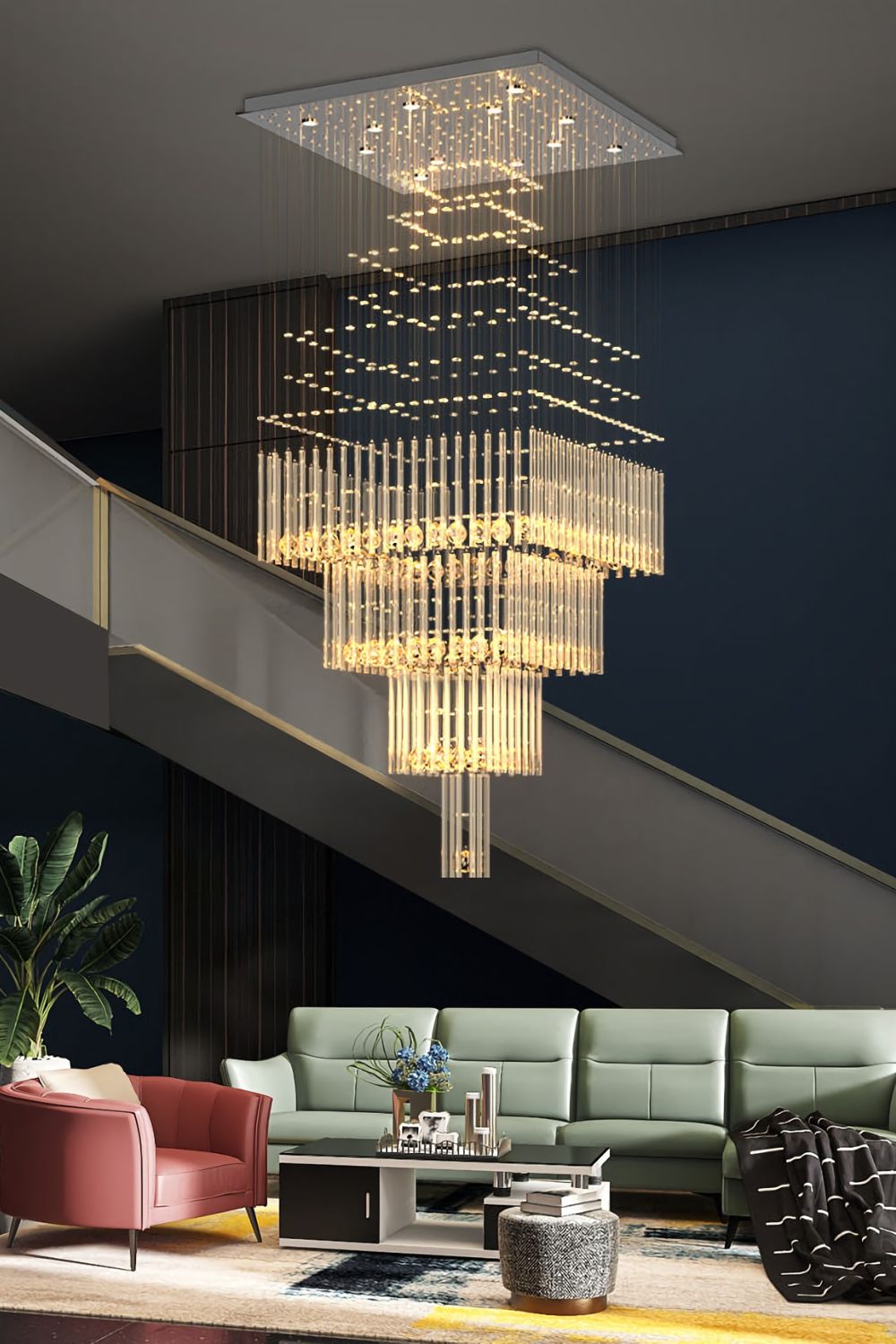 Square Crystal Chandelier - SamuLighting