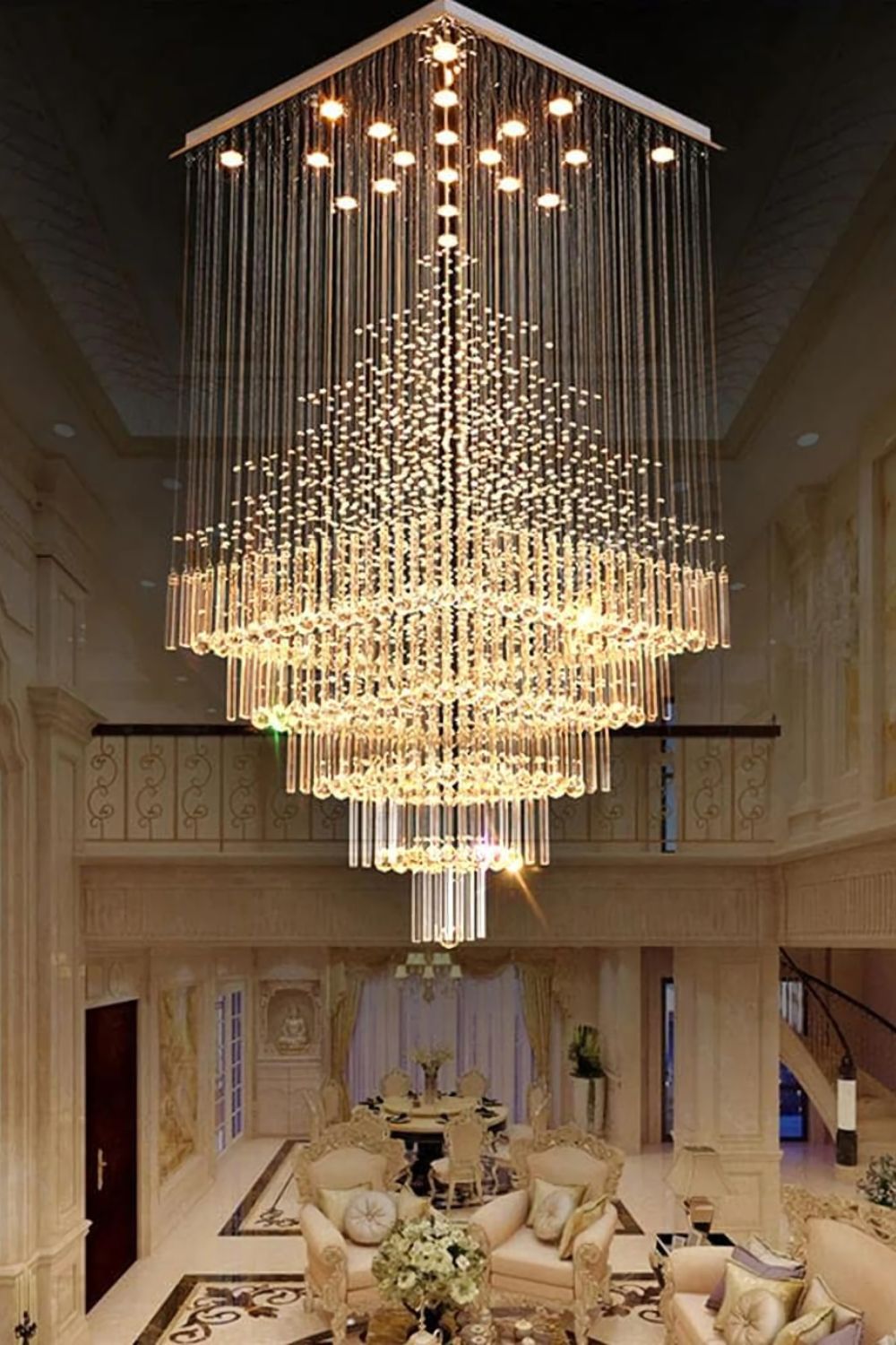 Square Crystal Chandelier - SamuLighting