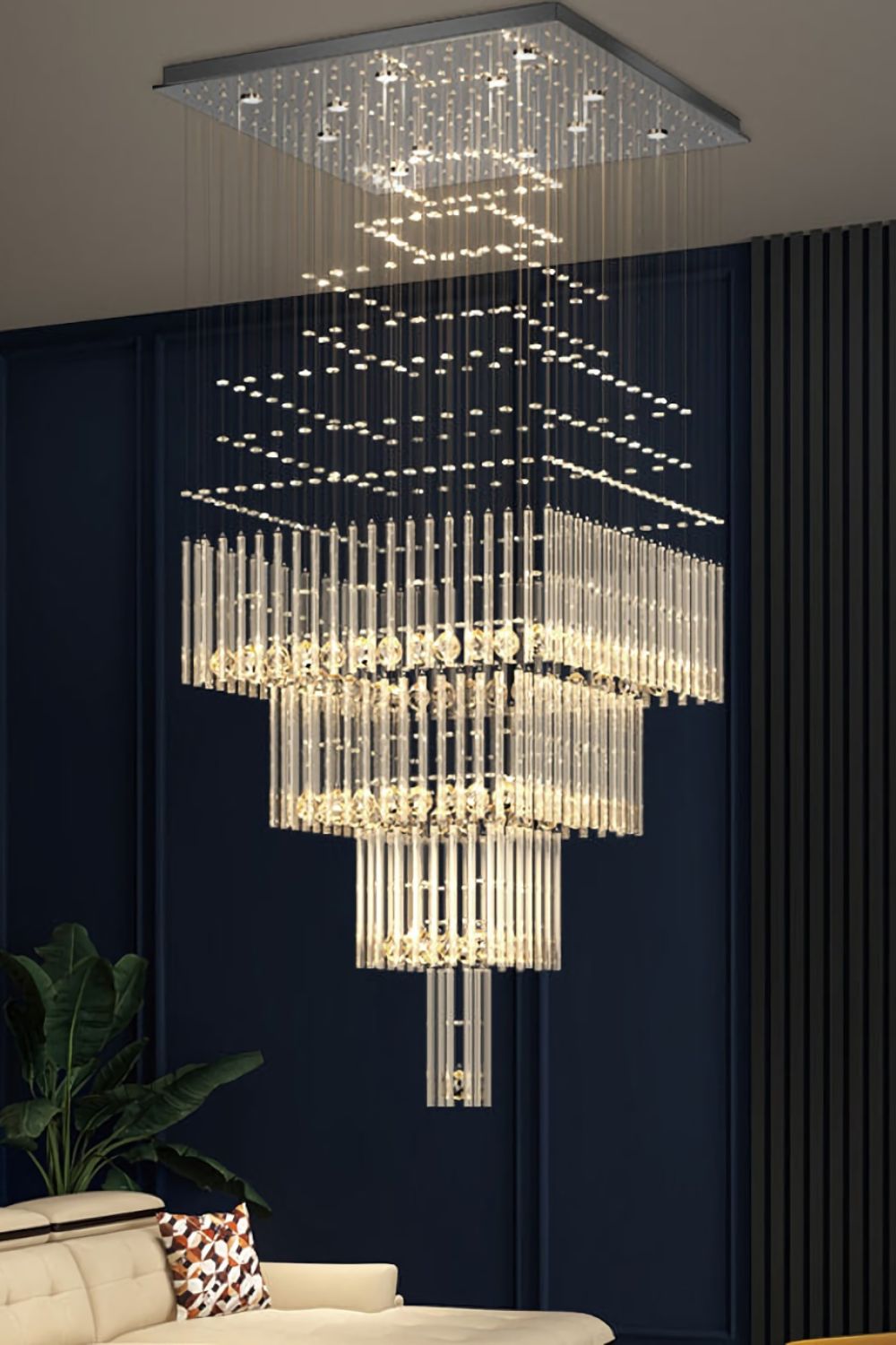 Square Crystal Chandelier - SamuLighting