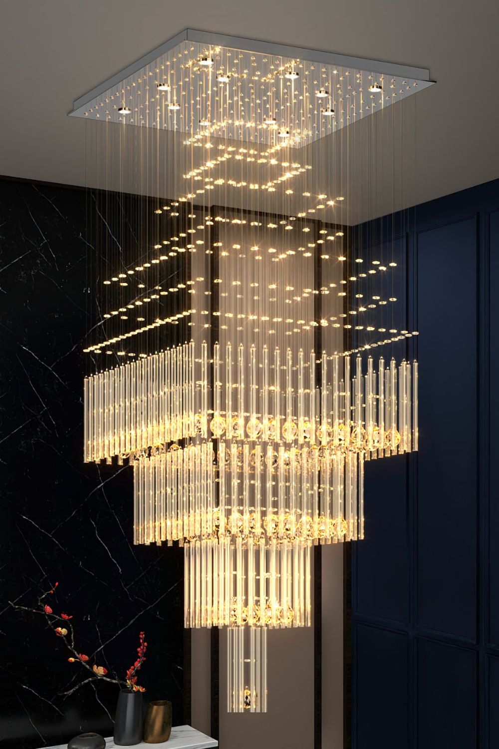 Square Crystal Chandelier - SamuLighting