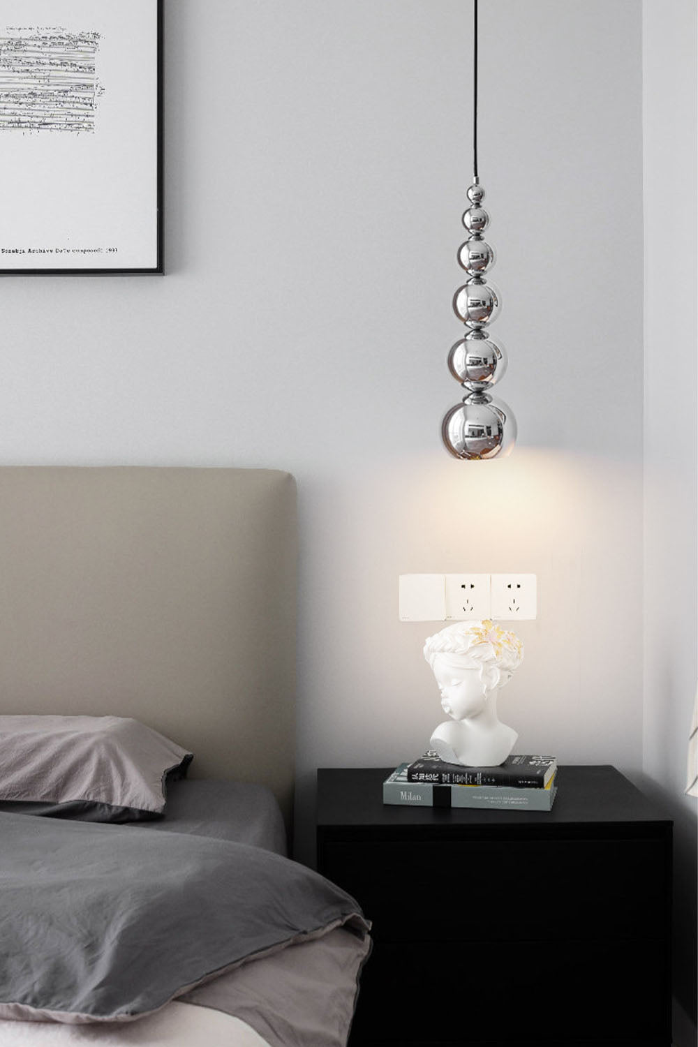 Stainless Steel Ball Pendant Light