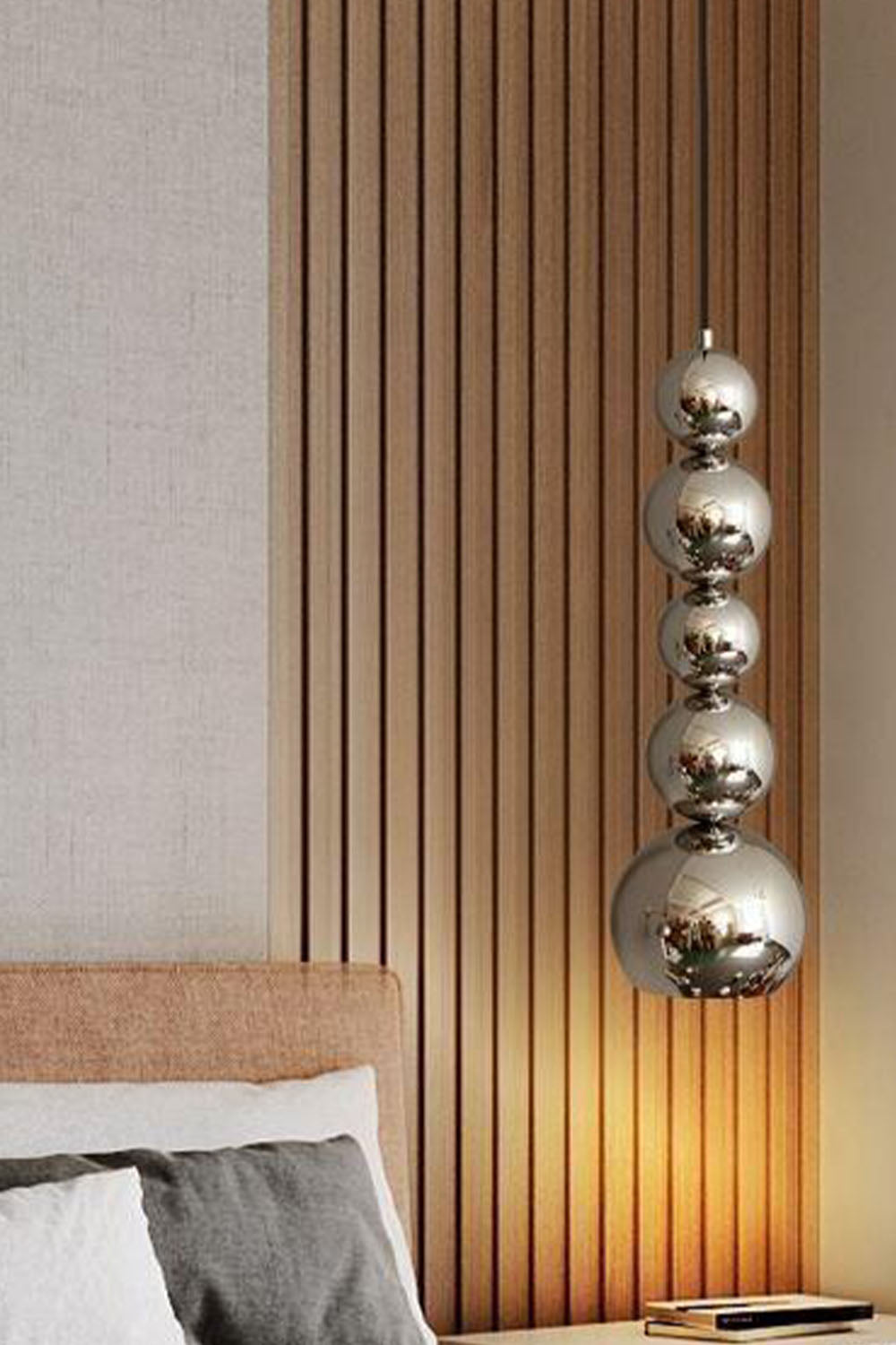 Stainless Steel Ball Pendant Light