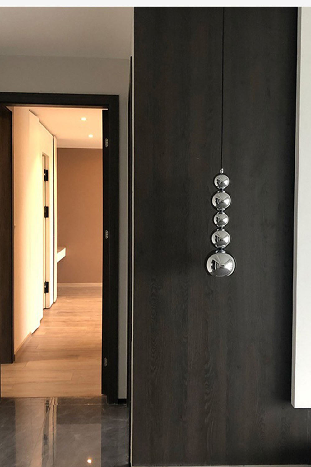 Stainless Steel Ball Pendant Light