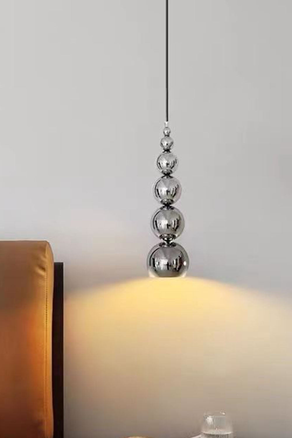 Stainless Steel Ball Pendant Light