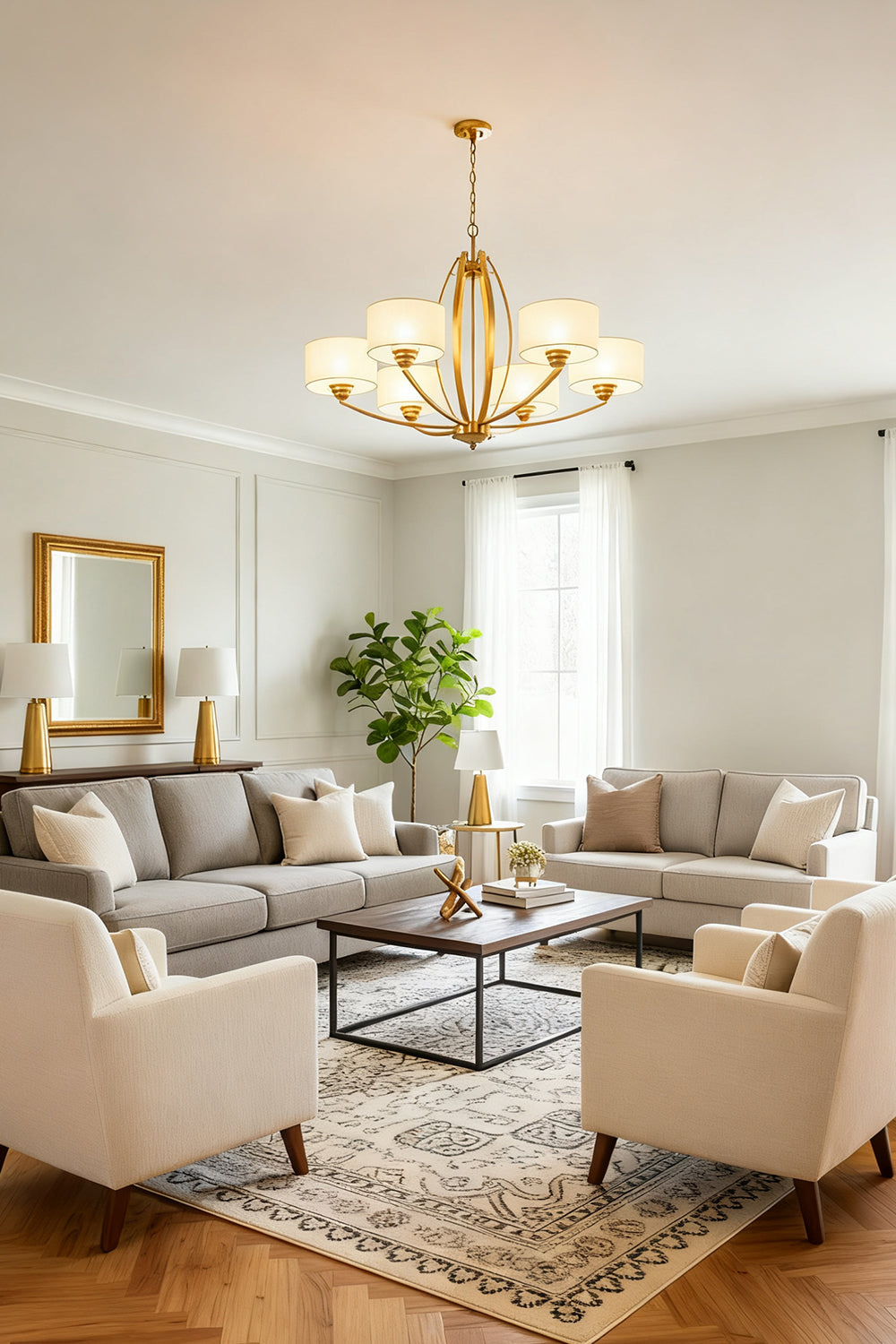 Stiffel Avira Chandelier