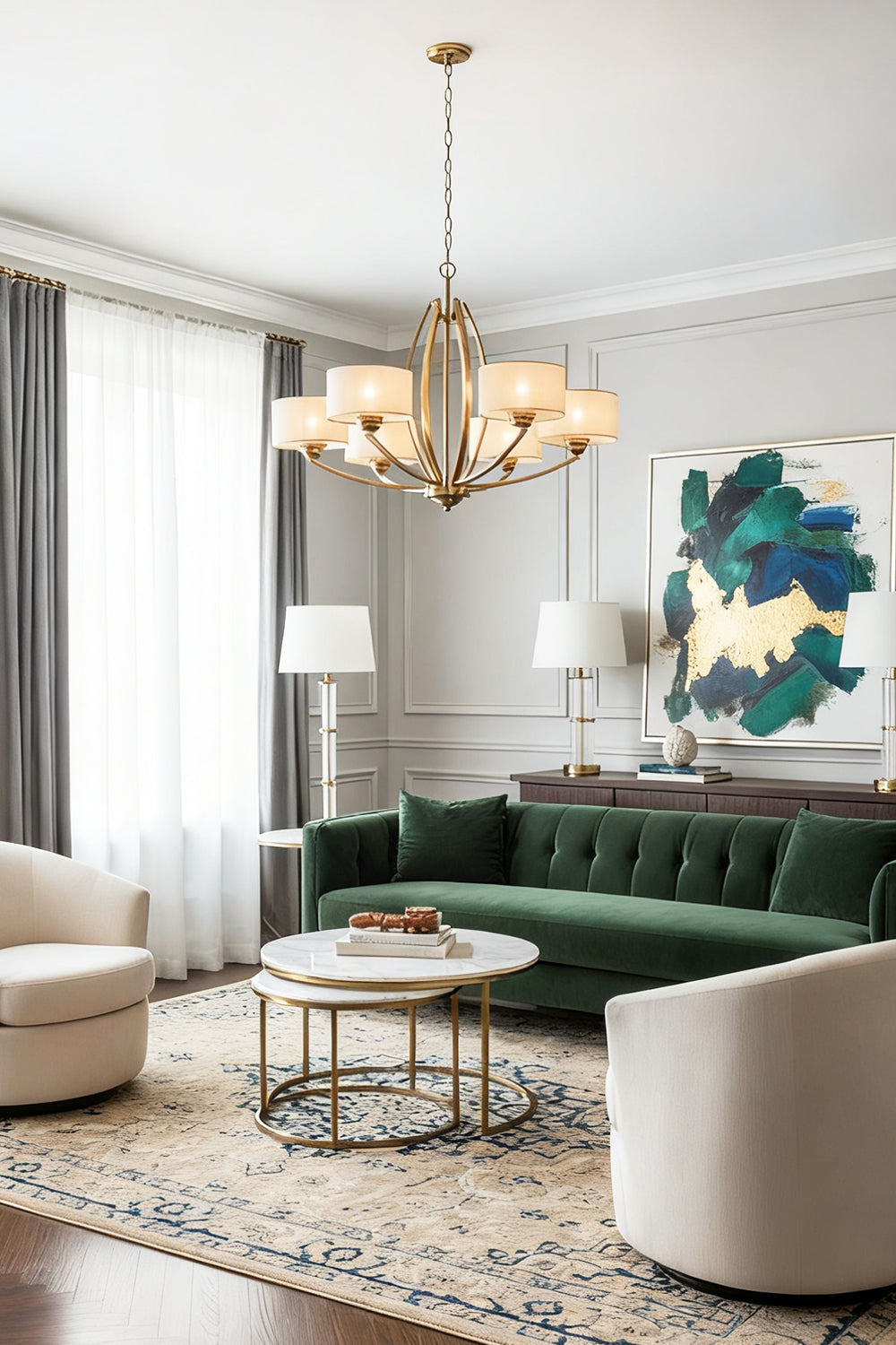 Stiffel Avira Chandelier