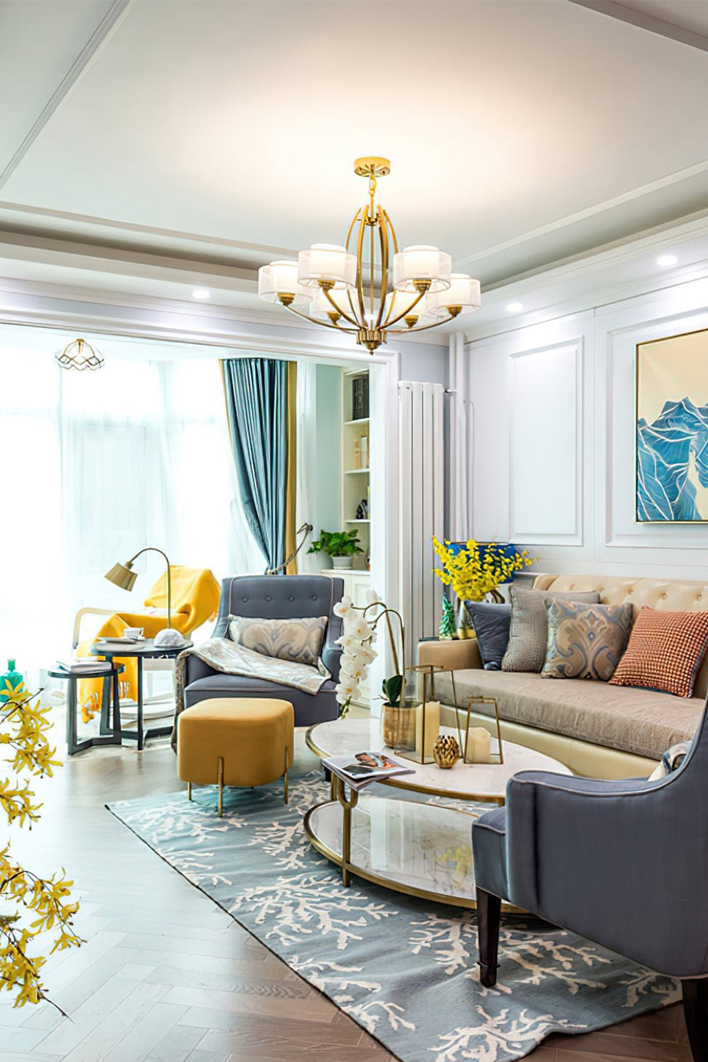 Stiffel Avira Chandelier