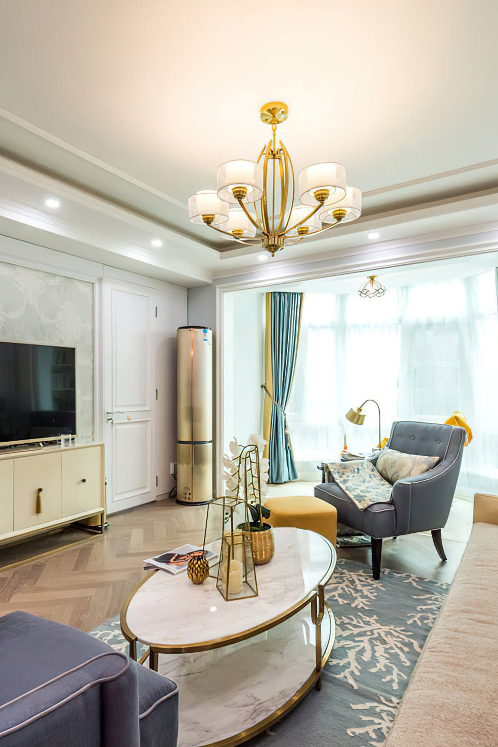 Stiffel Avira Chandelier