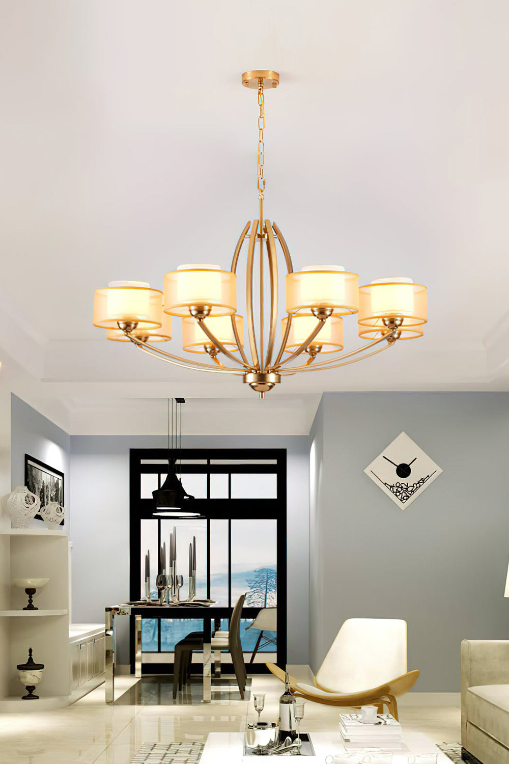 Stiffel Avira Chandelier