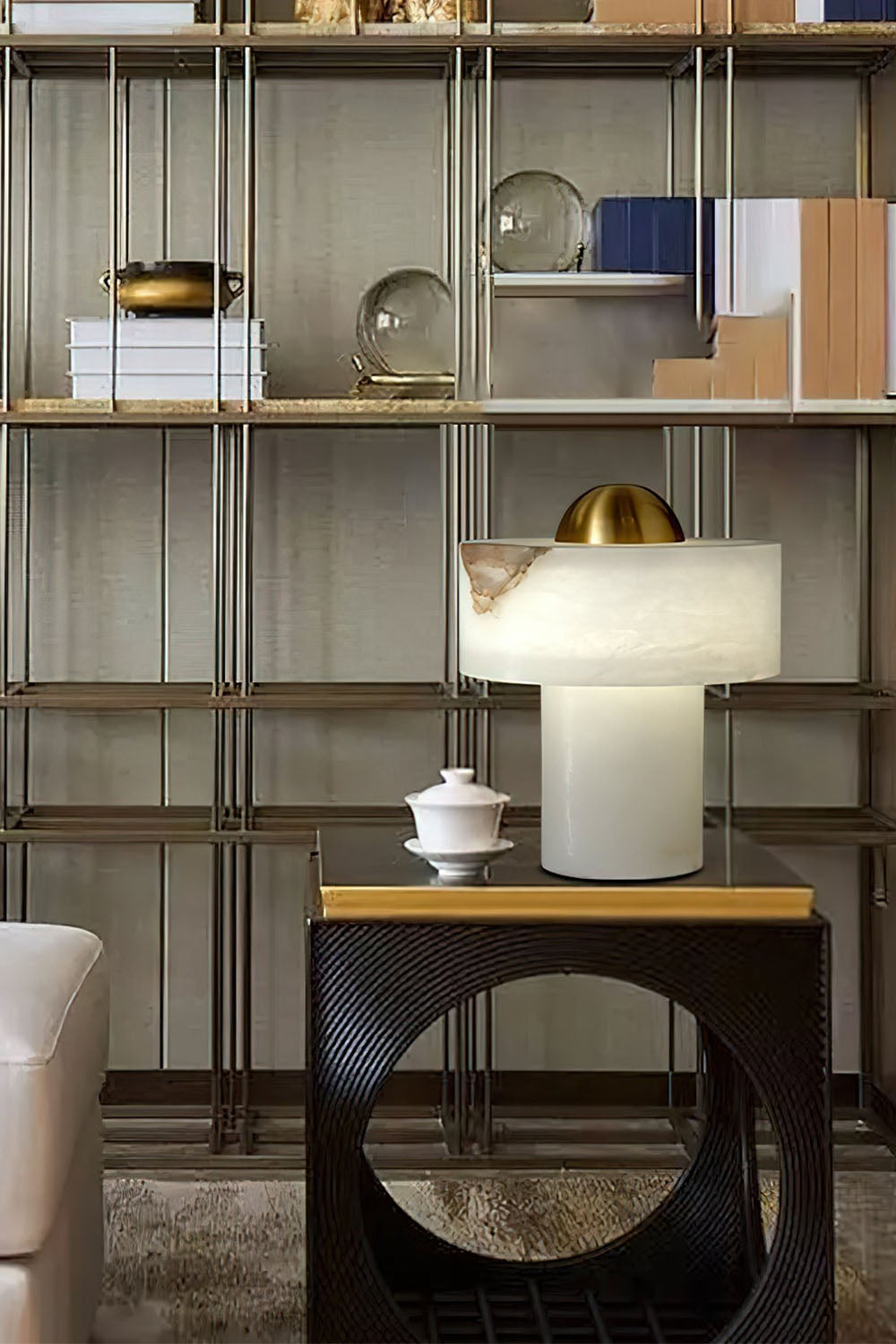Stone Alabaster Table Light