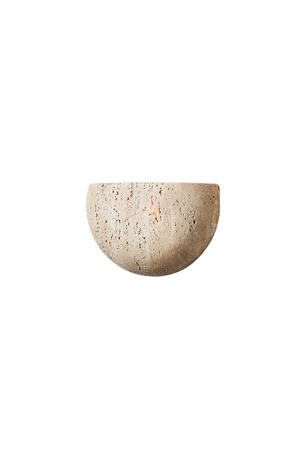 Stone Bowl Wall Light