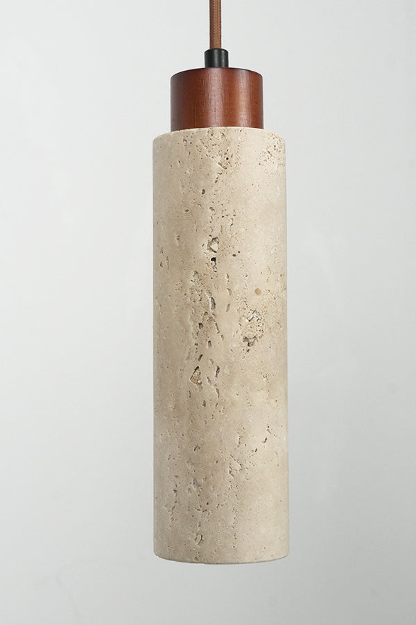 Stone Cylinder Pendant Light