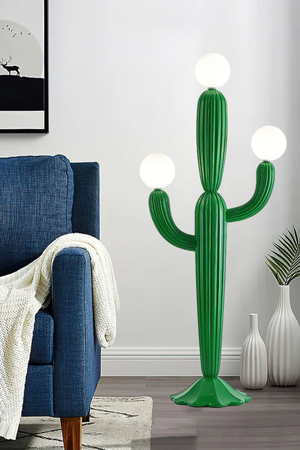 Straight Cactus Floor Lamp