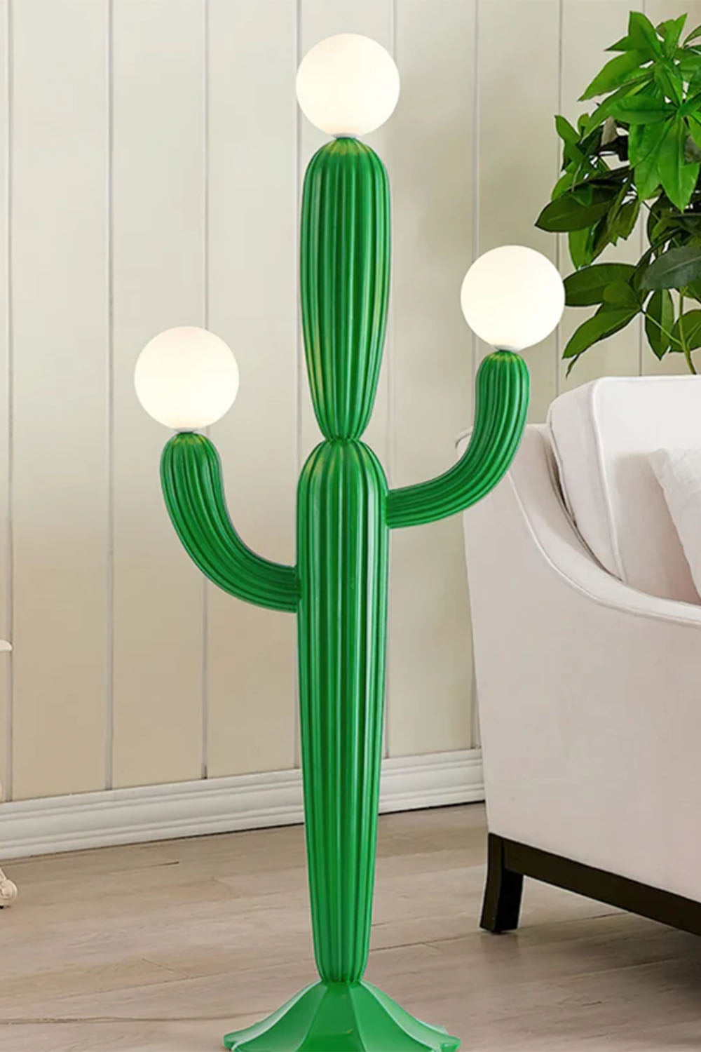 Straight Cactus Floor Lamp