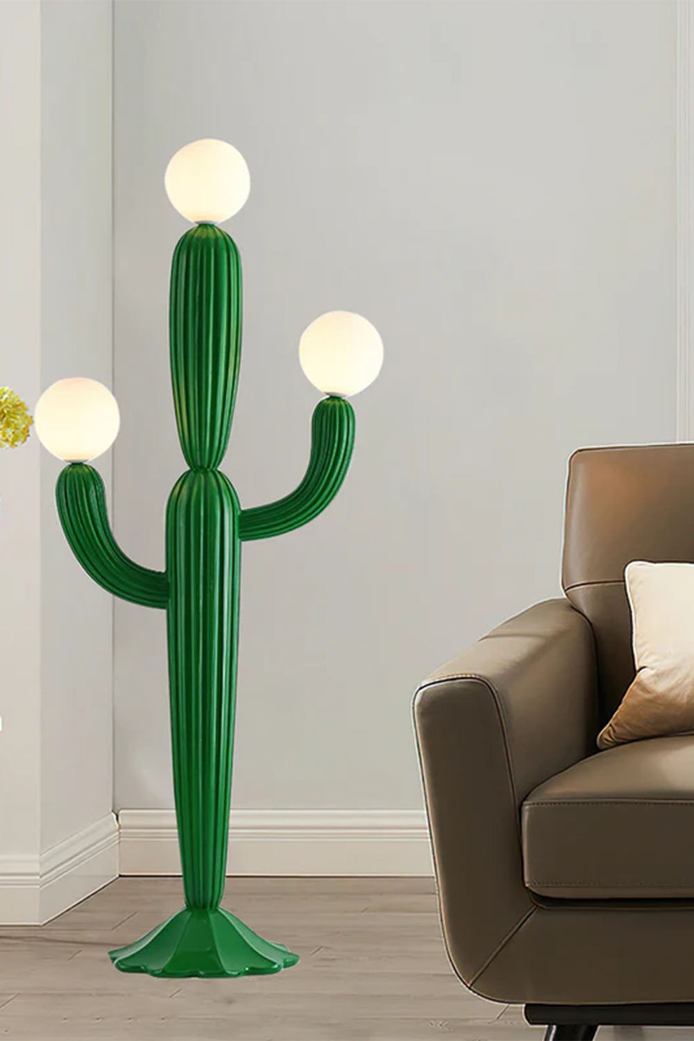 Straight Cactus Floor Lamp