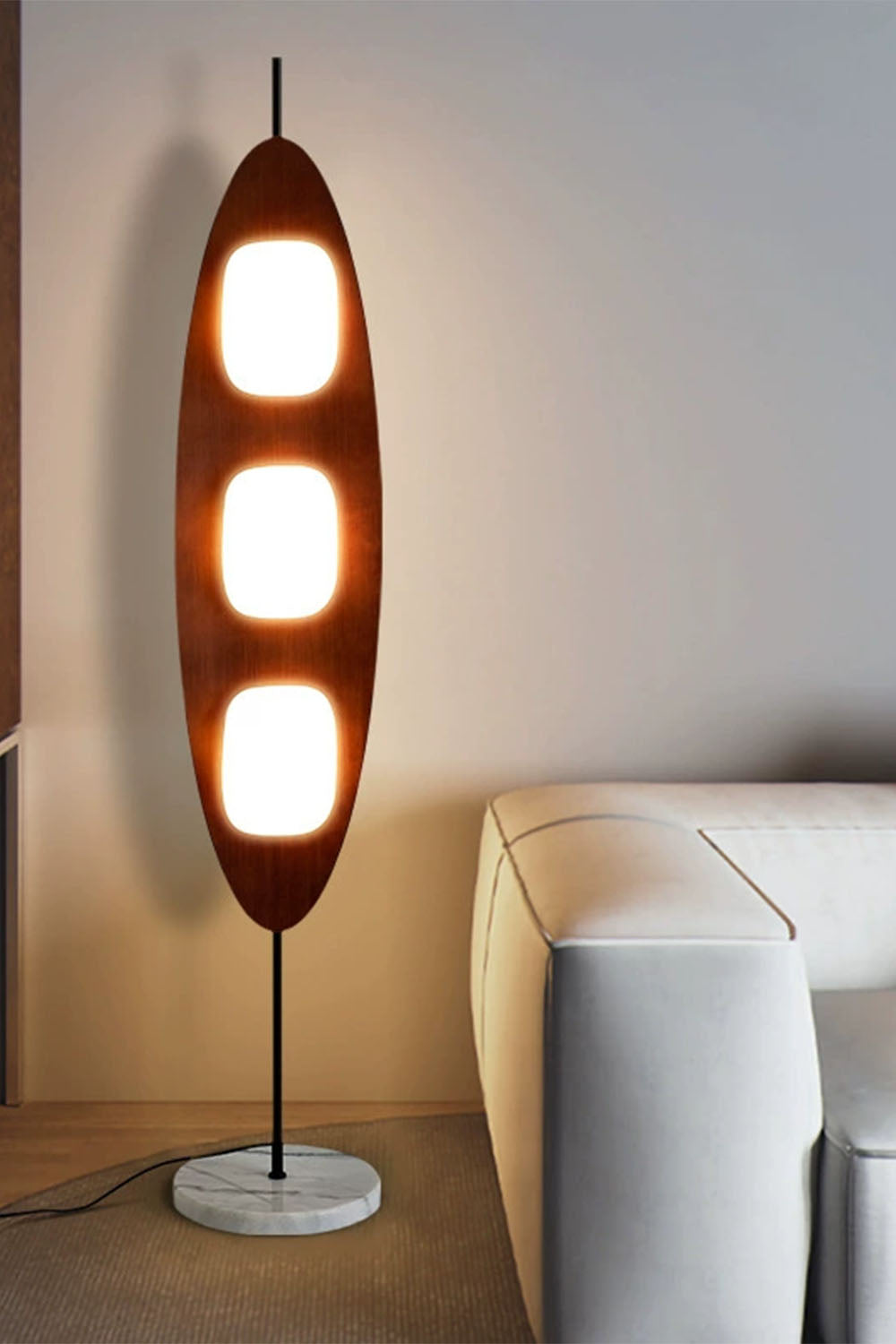 Surfboard Floor Lamp