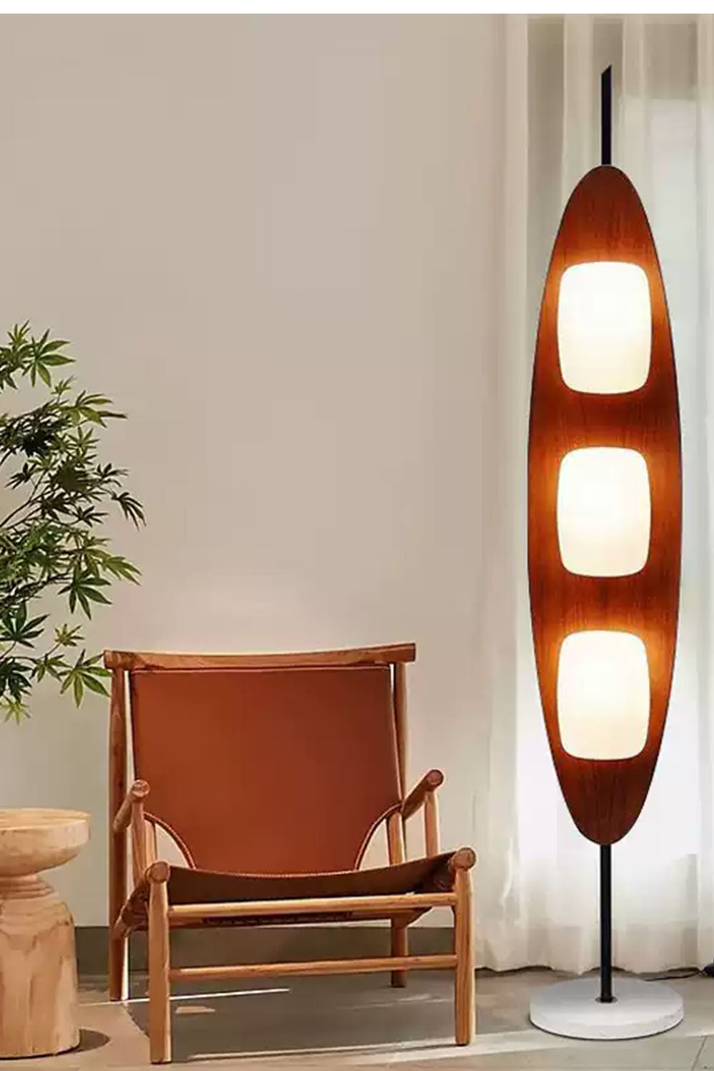 Surfboard Floor Lamp