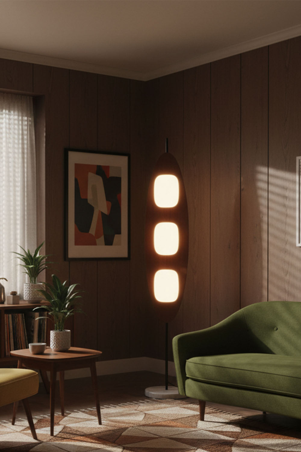 Surfboard Floor Lamp
