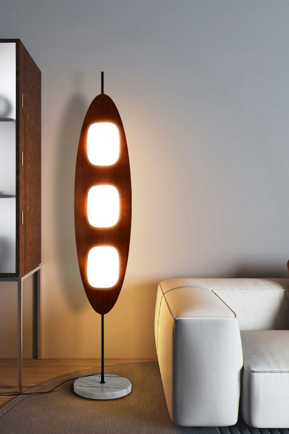 Surfboard Floor Lamp