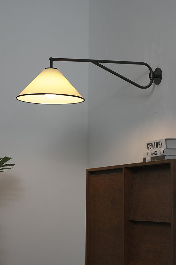 Swing Arm Cone Wall Sconce