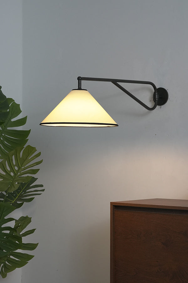 Swing Arm Cone Wall Sconce