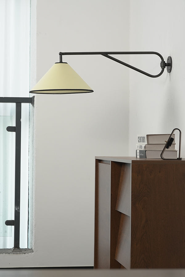 Swing Arm Cone Wall Sconce