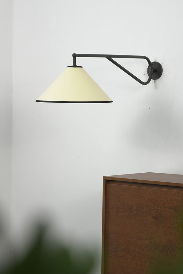 Swing Arm Cone Wall Sconce