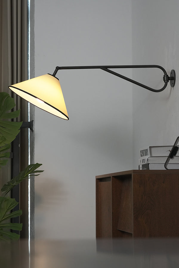 Swing Arm Cone Wall Sconce