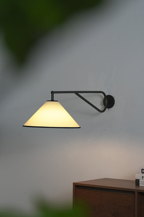 Swing Arm Cone Wall Sconce