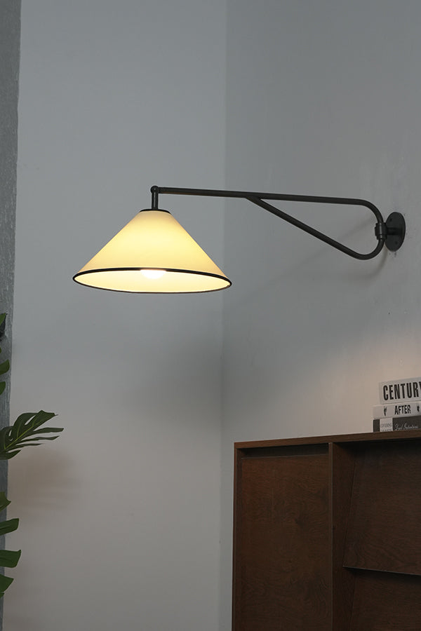 Swing Arm Cone Wall Sconce