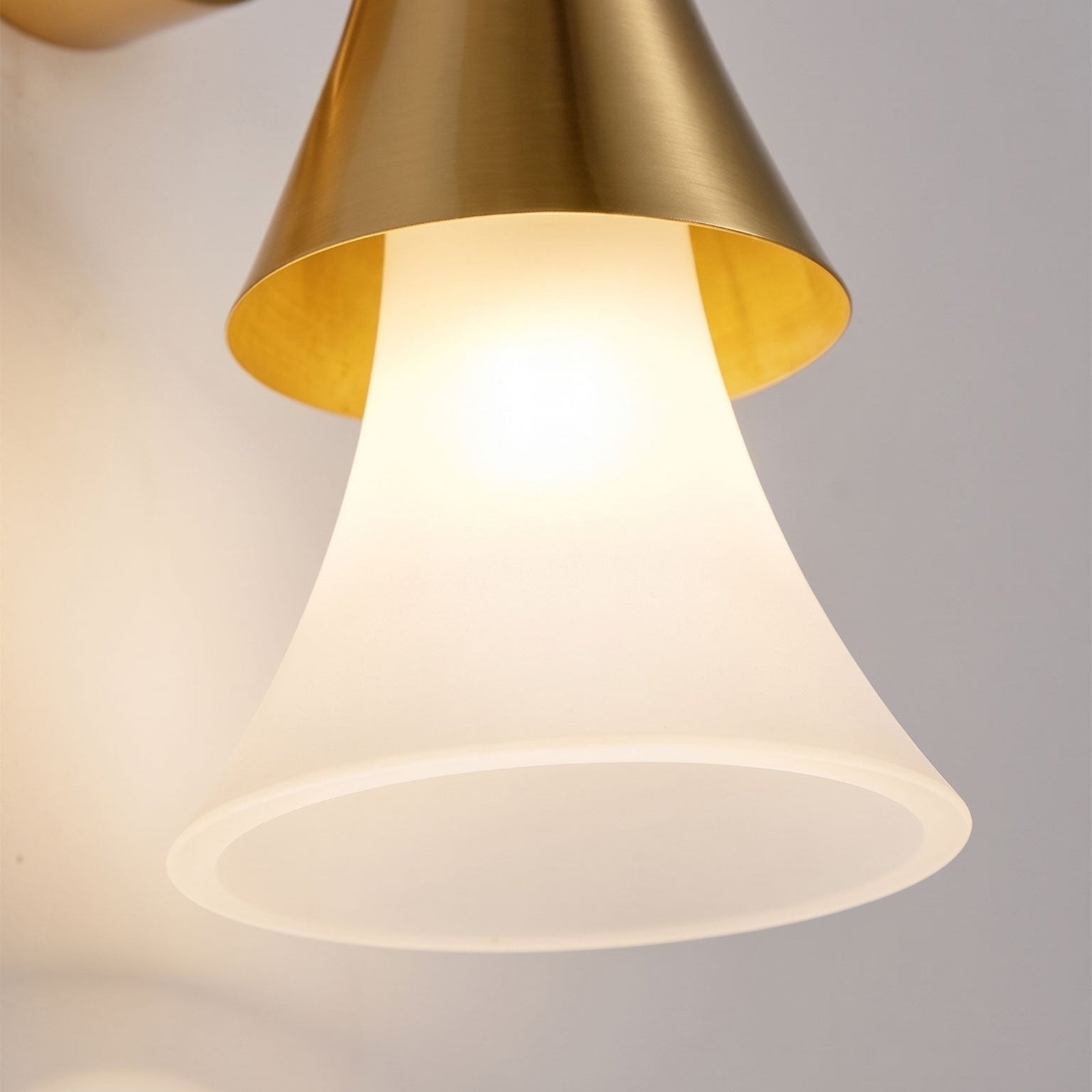 Frosted Glass Flared Shade