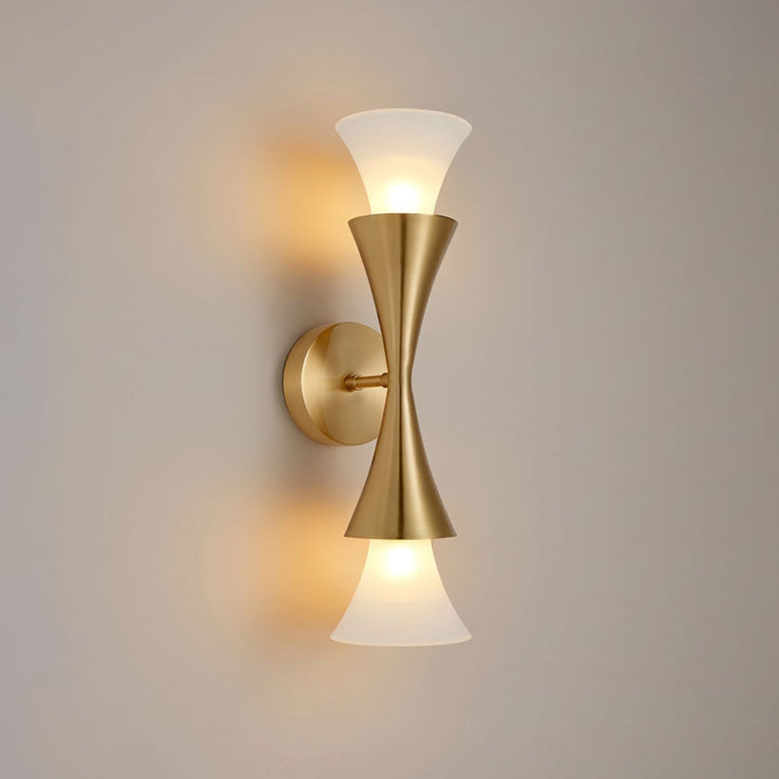 Sculptural Torch Silhouette