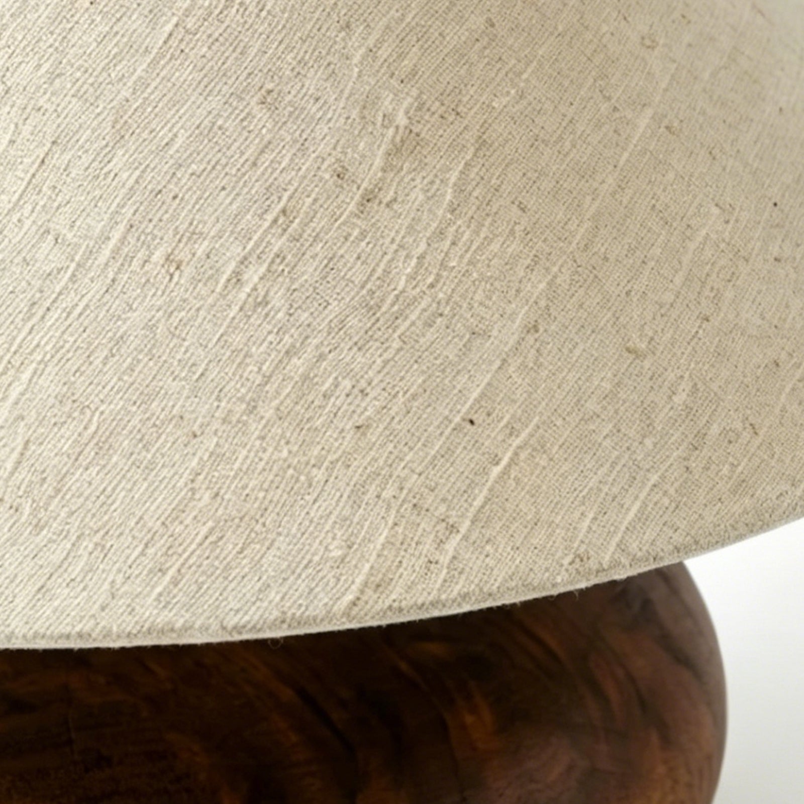 Expansive Conical Linen Shade