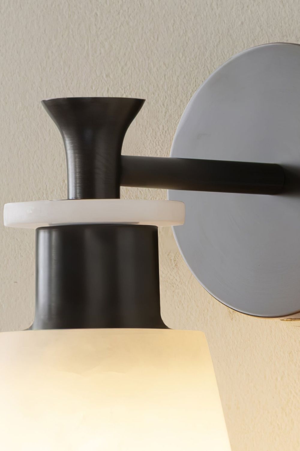 Tapered Alabaster Wall Sconce