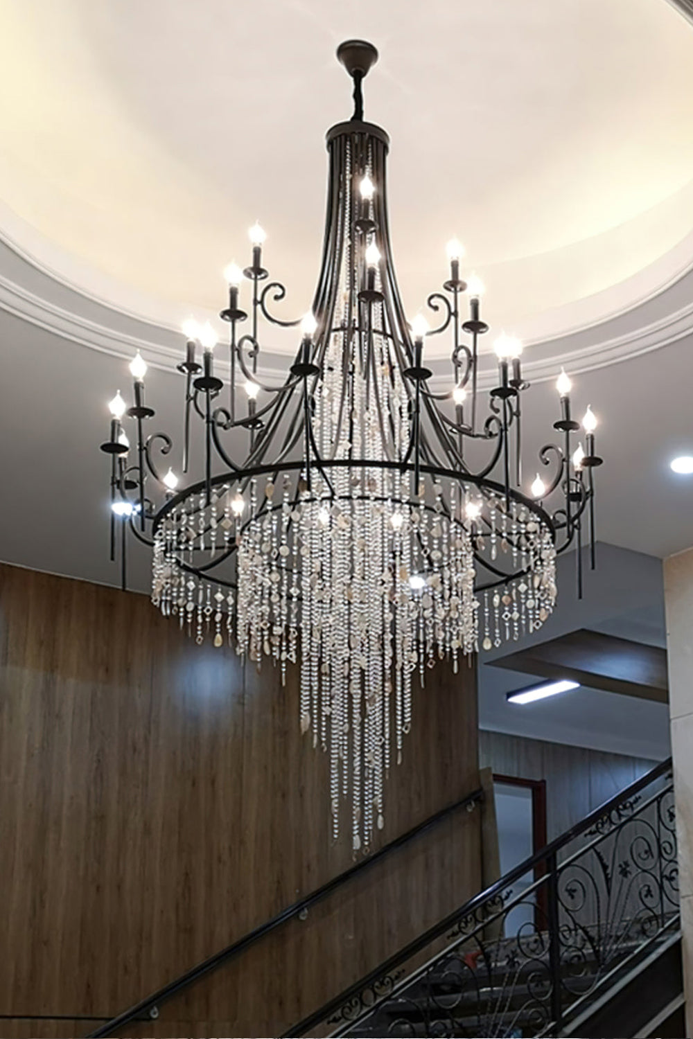 Tatum Lux Shell Crystal Chandelier