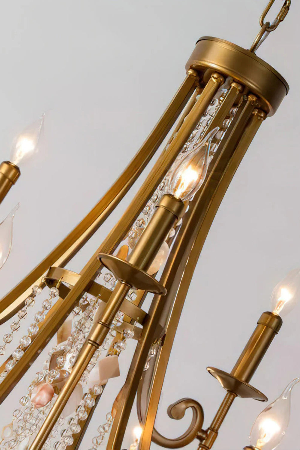 Tatum Lux Shell Crystal Chandelier