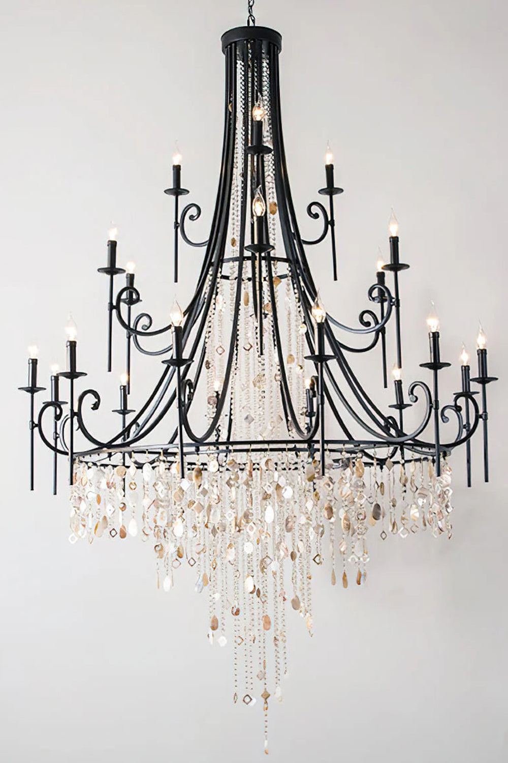 Tatum Lux Shell Crystal Chandelier