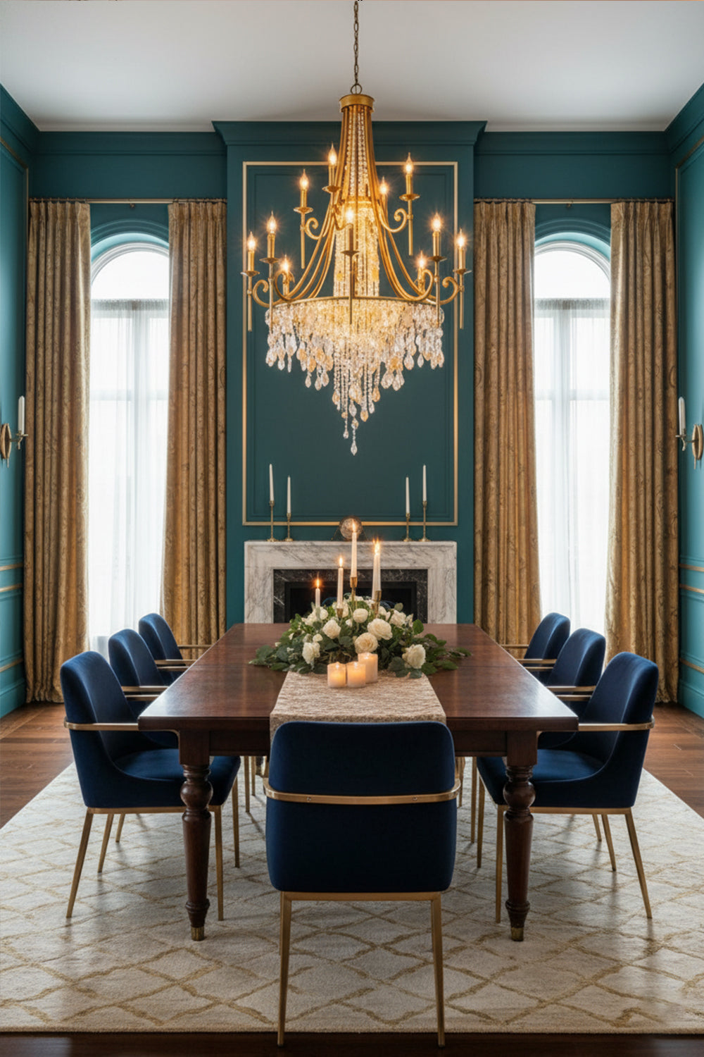 Tatum Lux Shell Crystal Chandelier