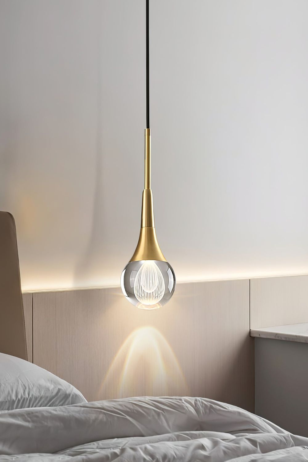 Teardrop Crystal Pendant Light - SamuLighting